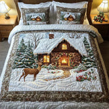 3-Piece Quilted Bedding Set – Cosy Retreat