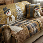 Quilted Sofa Cover – With Christmas Motif – View 5
