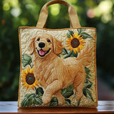 Handcrafted Quilted Bag – Golden Retriever