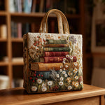 Handcrafted Quilted Bag – Floral Motif