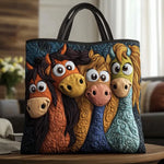 Handcrafted Quilted Bag – Playful Ponies