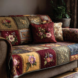 Quilted Sofa Cover – With Floral Cottage