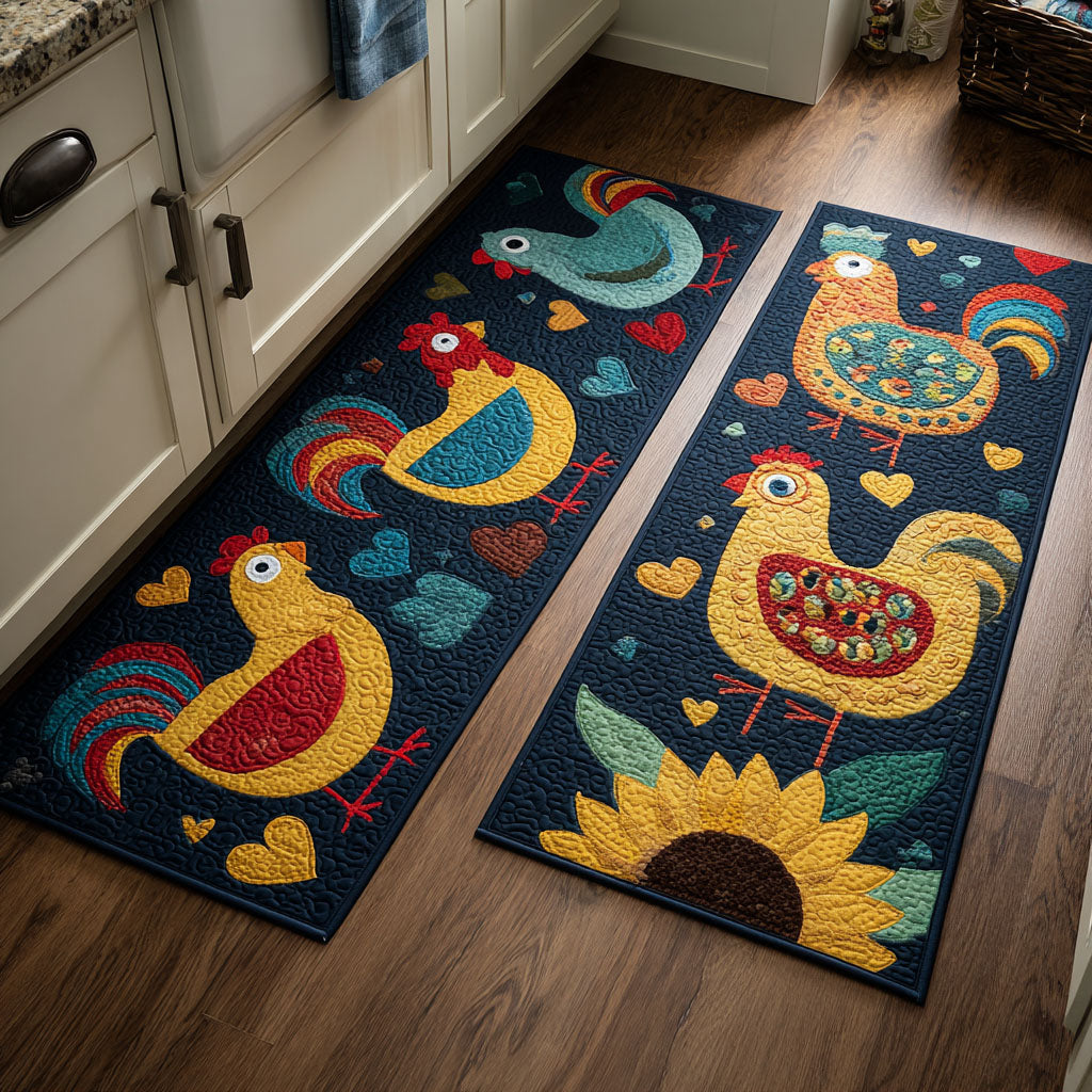 Non-Slip Kitchen Rug – Kitchen Mat Decorative Hens