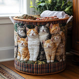 Quilted Laundry Basket – Cosy Whiskers