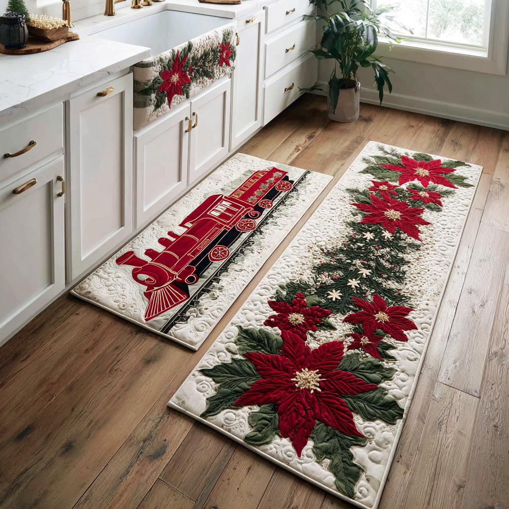 Non-Slip Kitchen Rug – With Festive Christmas Spirit