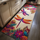 Non-Slip Kitchen Rug – Delicate Dragonfly