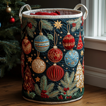 Quilted Laundry Basket – Festive Charm
