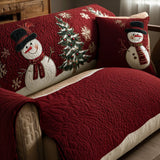 Quilted Sofa Cover – With Christmas Motif – View 10