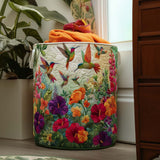 Quilted Laundry Basket – Butterflies and Blooms