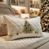 Padded Cushion Cover – Snowy Refuge