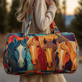 Quilted Travel Bag – Horse