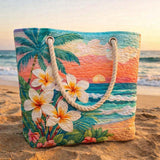 Quilted Beach Bag – Tropical Spirit