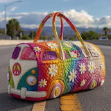 Quilted Travel Bag – Hippie Pattern