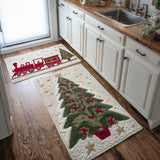 Non-Slip Kitchen Rug – Christmas Tree and Fir
