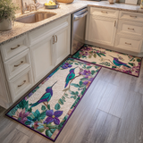 Non-Slip Kitchen Rug – Hummingbird and Light Atmosphere