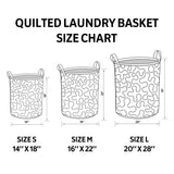 Quilted Laundry Basket – Path of the Blue Lupins