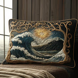 Padded Cushion Cover – Ocean Waves