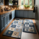 Non-Slip Kitchen Rug – Hearts and Paw Prints