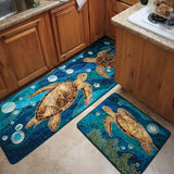 Non-Slip Kitchen Rug – Coral Reef