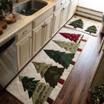 Non-Slip Kitchen Rug – with Christmas Fir