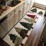Non-Slip Kitchen Rug – with Christmas Fir