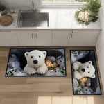 Non-Slip Kitchen Rug – With Snowy Path