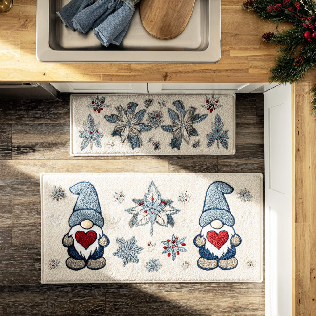 Non-Slip Kitchen Rug – With Festive Christmas Spirit