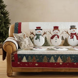 Quilted Sofa Cover – With Snow Friends