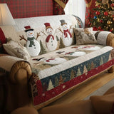 Quilted Sofa Cover – With Snow Friends