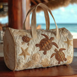 Quilted Travel Bag – Turtle in the Surf