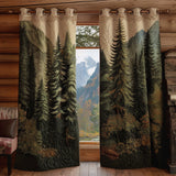 Quilted Curtains – Whispering Pines