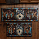 Non-Slip Kitchen Rug – Wolf and Dreamcatcher