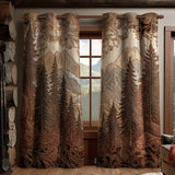 Quilted Curtains – Woodland Retreat