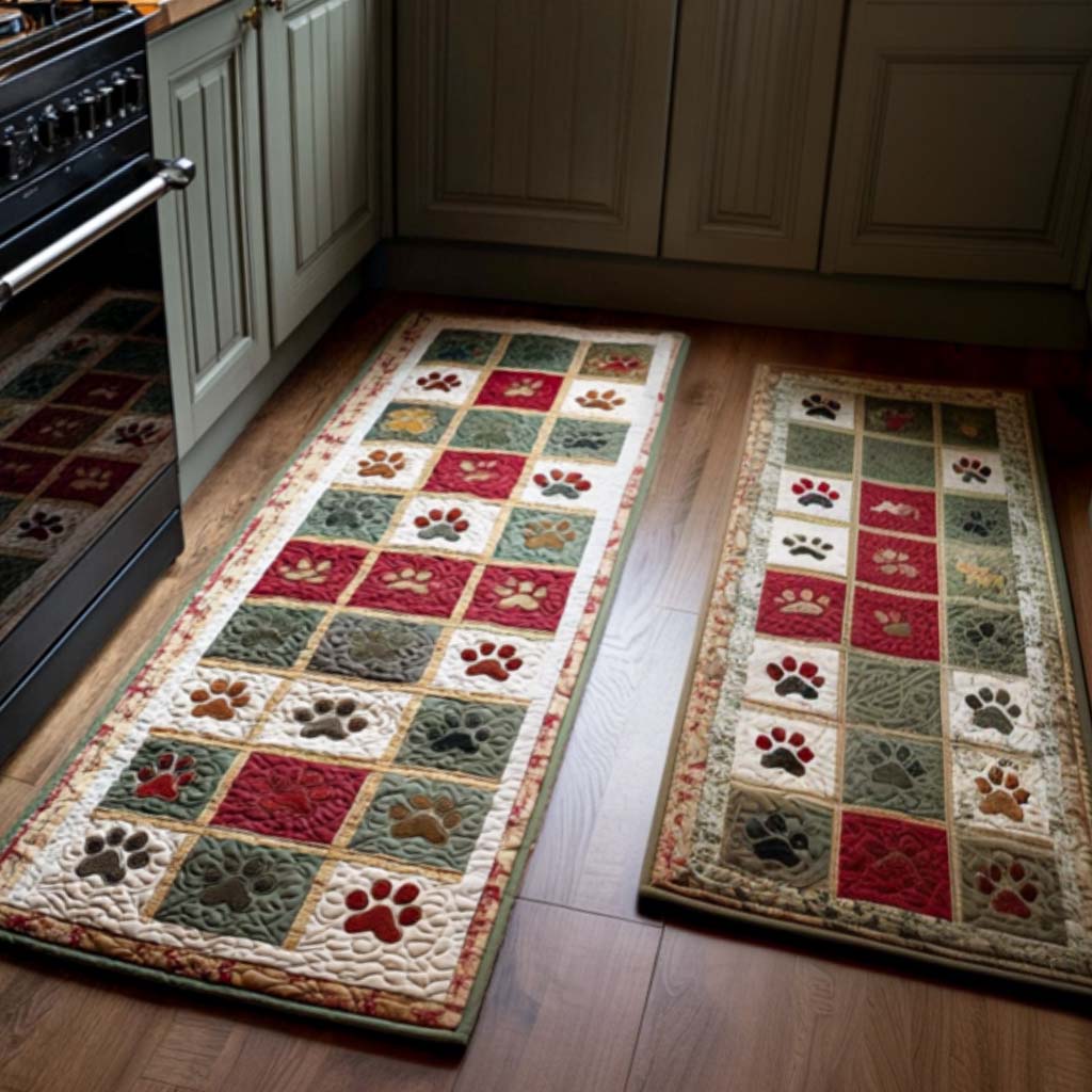 Non-Slip Kitchen Rug – With Classic Christmas Spirit