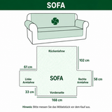 Quilted Sofa Cover – In Rustic Patchwork Style