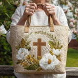 Handcrafted Quilted Bag – Holy Cross