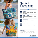 Quilted Beach Bag – Features | Isla Edinburgh