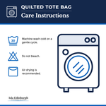 Quilted Tote Bag – Care Instructions | Isla Edinburgh