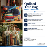 Quilted Tote Bag – Features | Isla Edinburgh