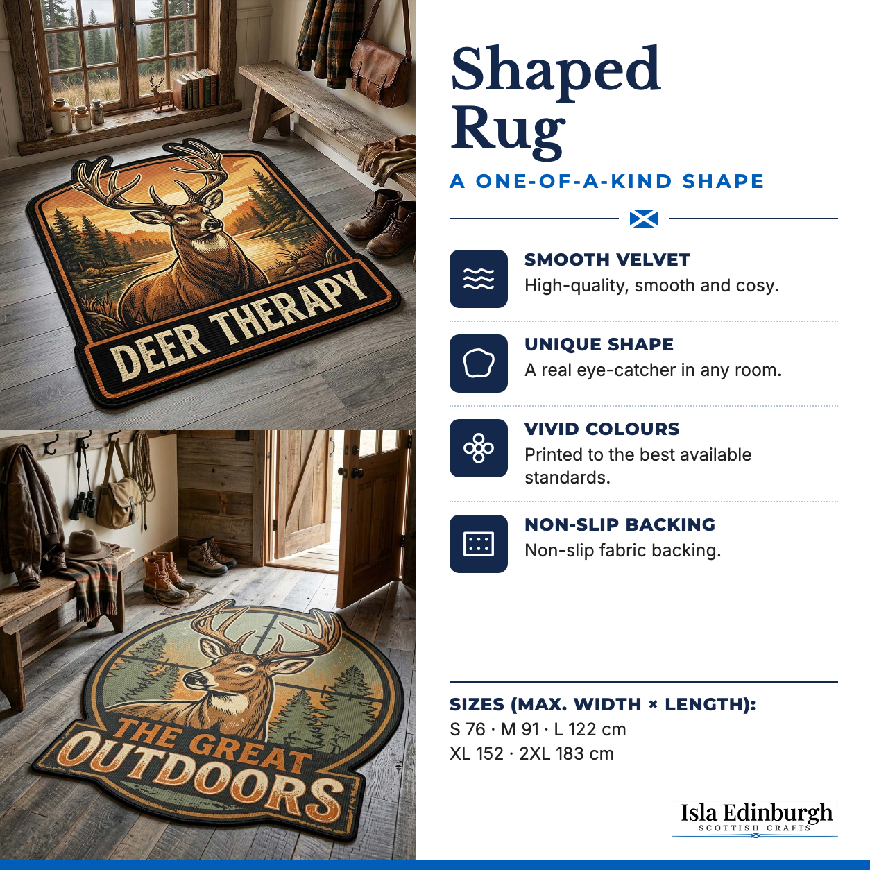Shaped Rug – Features | Isla Edinburgh