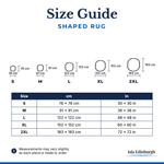 Shaped Rug – Size Guide | Isla Edinburgh