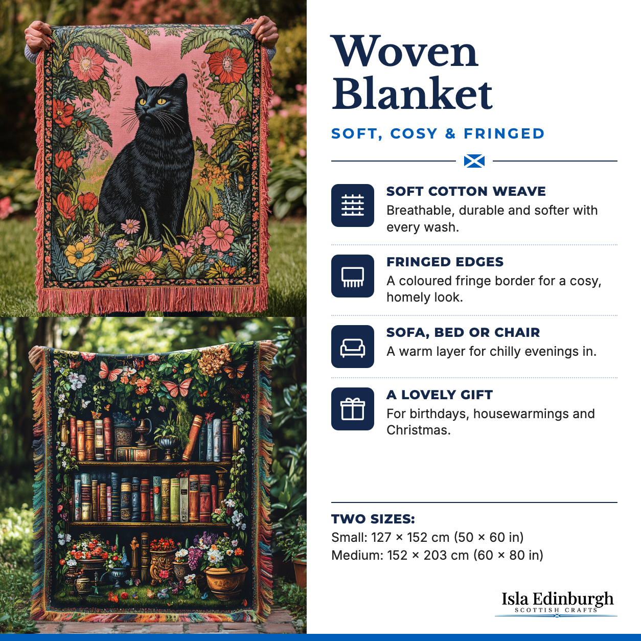 Woven Blanket – Features | Isla Edinburgh