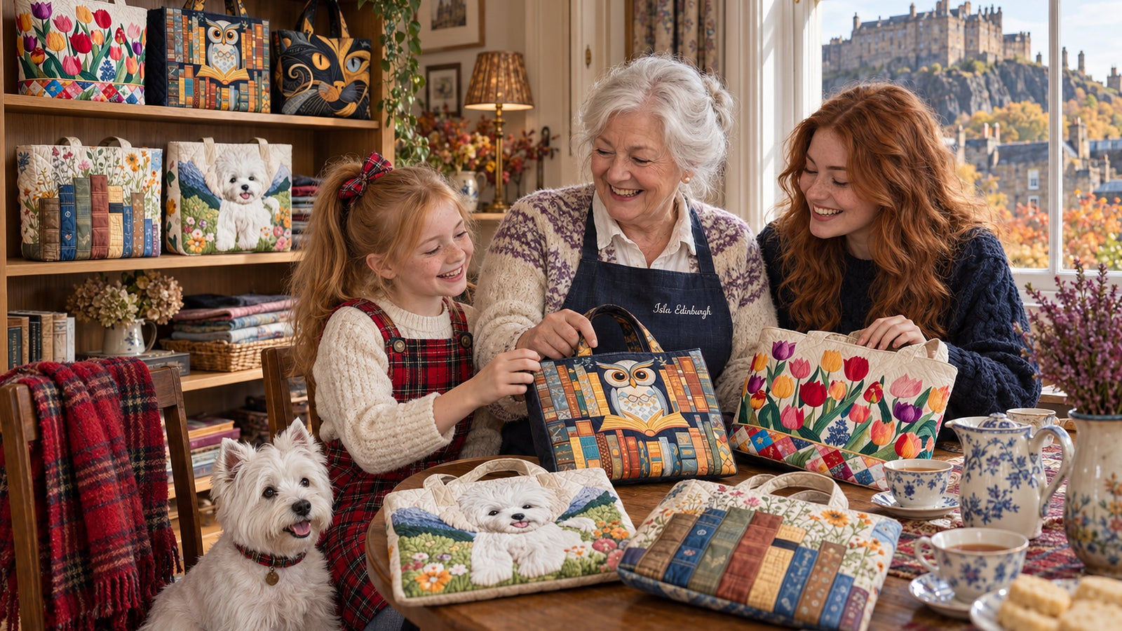 Our Collection – Granny Isla with her granddaughters Freya and Millie